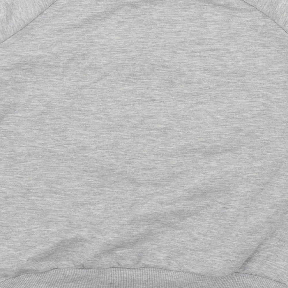 Primark Girls Grey   Pullover Jumper Size 13 Years  - LOVE HEART