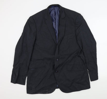 Mens UK Size 44 T&W Regular Grey Suit Jacket
