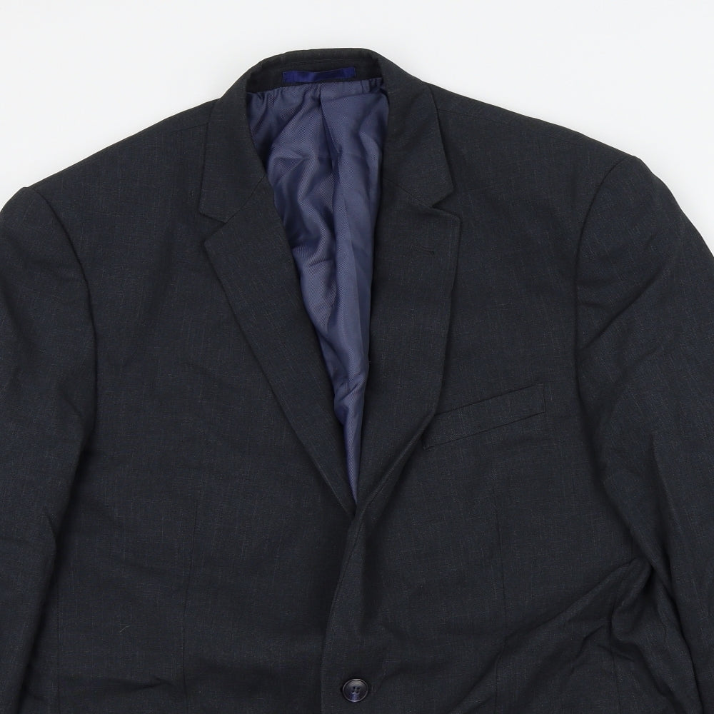 Mens UK Size 44 T&W Regular Grey Suit Jacket
