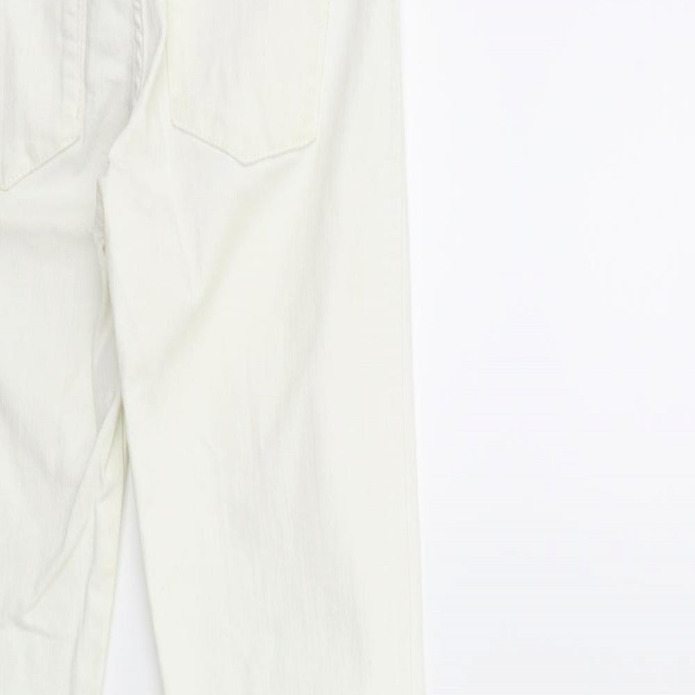 Nobody Womens White  Denim Skinny Jeans Size 26 in L27 in