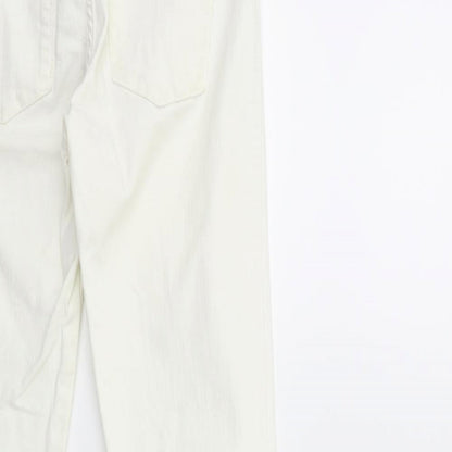 Nobody Womens White  Denim Skinny Jeans Size 26 in L27 in
