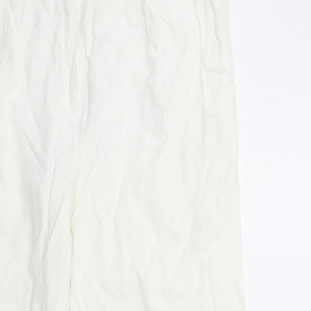 Womens UK Size 30 in Preworn Regular Fit  White Trousers