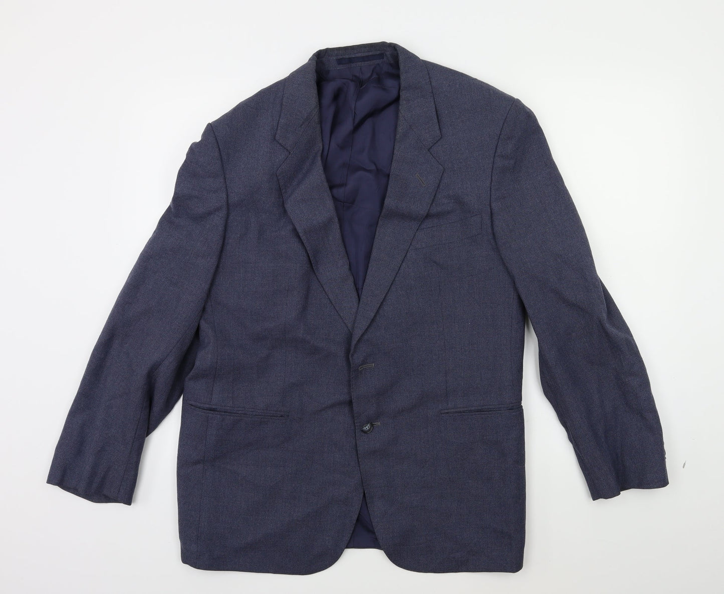 Mens UK Size 42 ST MICHAEL Regular Blue Suit Jacket