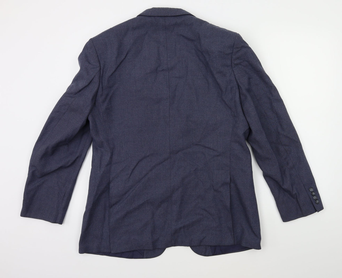 Mens UK Size 42 ST MICHAEL Regular Blue Suit Jacket