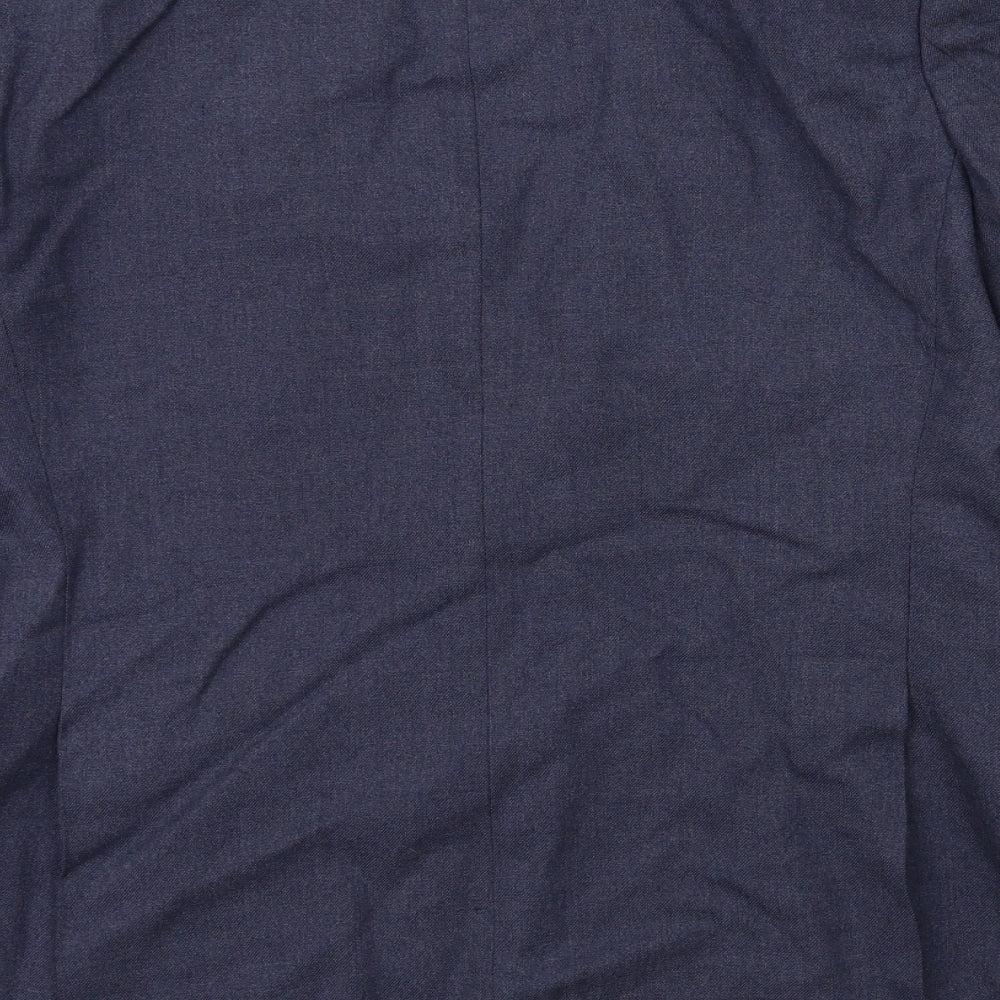 Mens UK Size 42 ST MICHAEL Regular Blue Suit Jacket