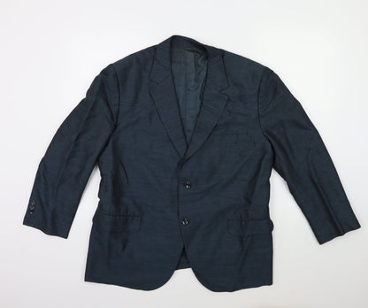 Mens UK Size 38 Preworn Regular Blue Suit Jacket