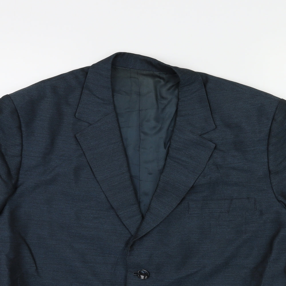 Mens UK Size 38 Preworn Regular Blue Suit Jacket