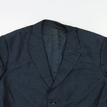 Mens UK Size 38 Preworn Regular Blue Suit Jacket