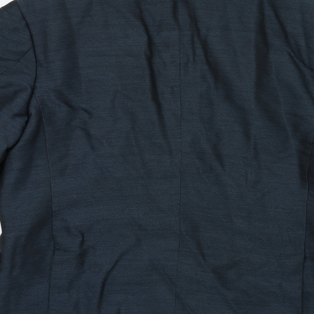 Mens UK Size 38 Preworn Regular Blue Suit Jacket