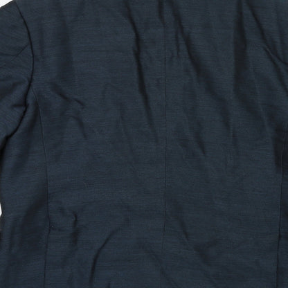 Mens UK Size 38 Preworn Regular Blue Suit Jacket