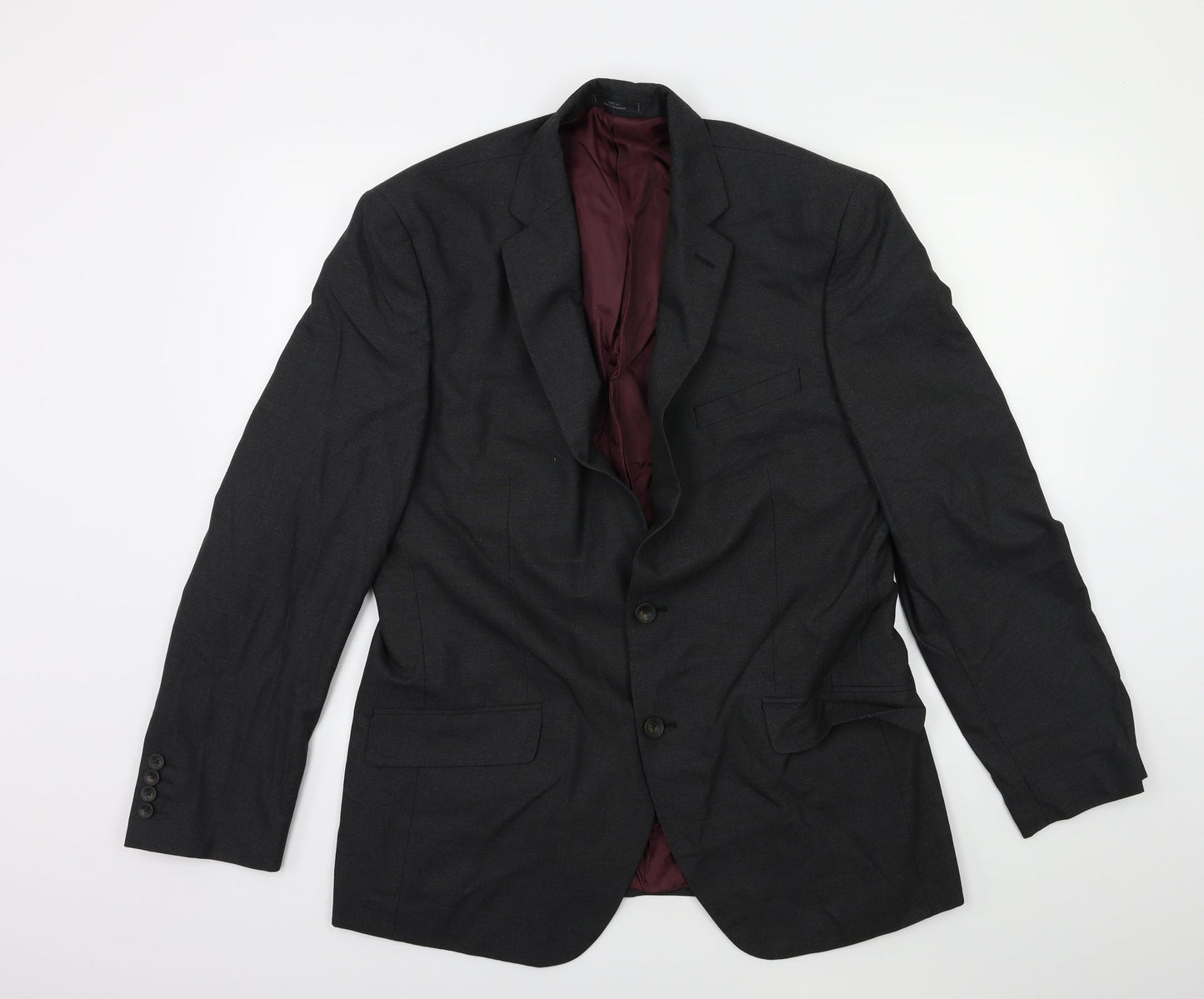 Mens UK Size 40 Marks and Spencer Regular Grey Suit Jacket