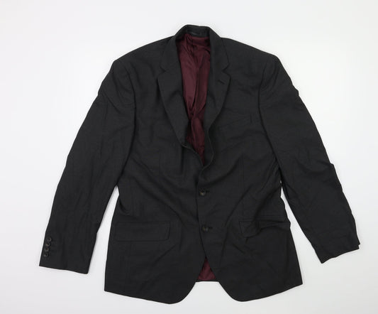 Mens UK Size 40 Marks and Spencer Regular Grey Suit Jacket