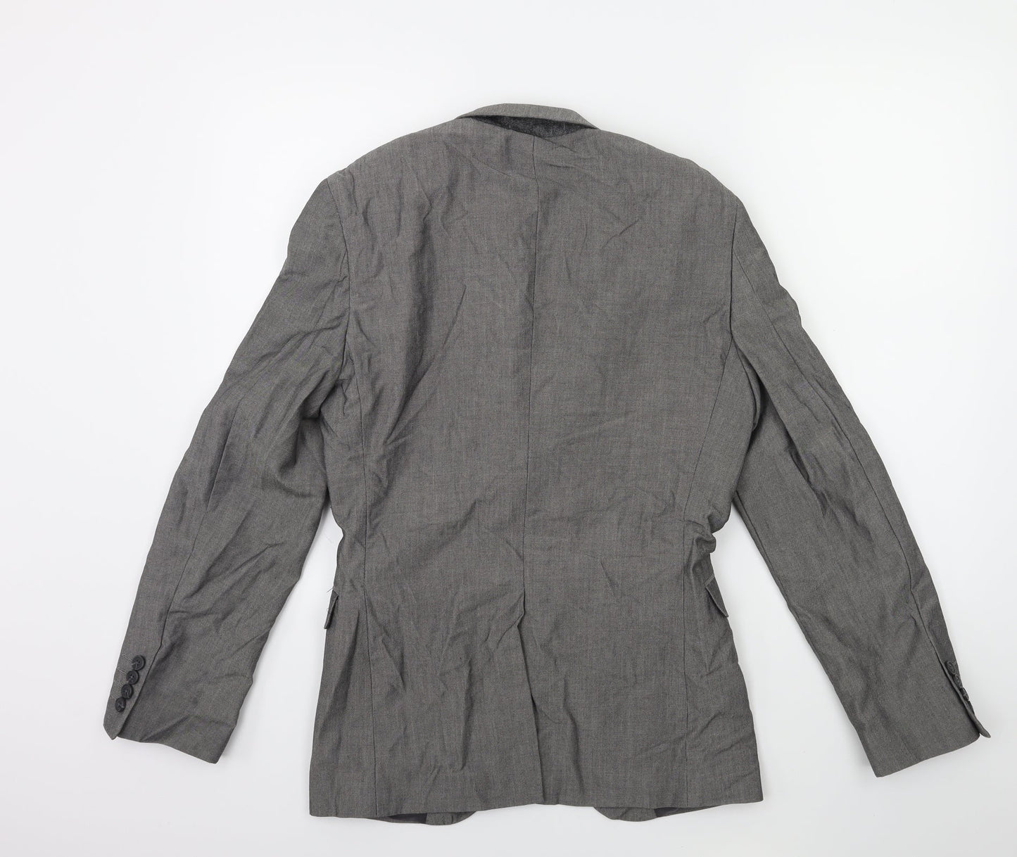 Mens UK Size 34 Cedar Wood State Regular Grey Suit Jacket
