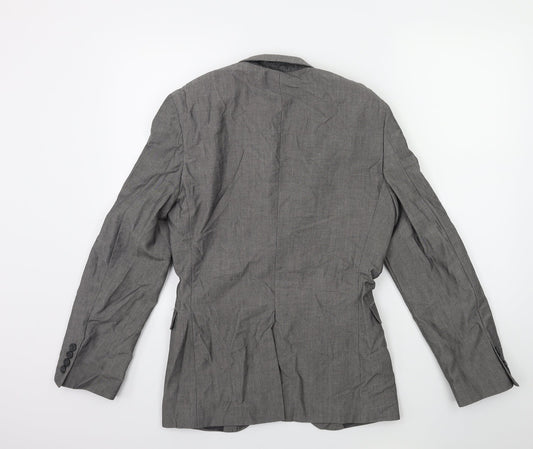 Mens UK Size 34 Cedar Wood State Regular Grey Suit Jacket