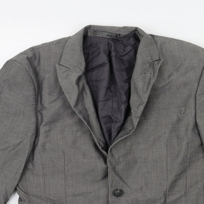 Mens UK Size 34 Cedar Wood State Regular Grey Suit Jacket