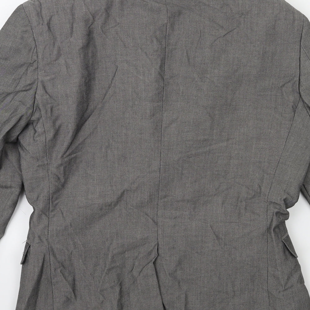 Mens UK Size 34 Cedar Wood State Regular Grey Suit Jacket