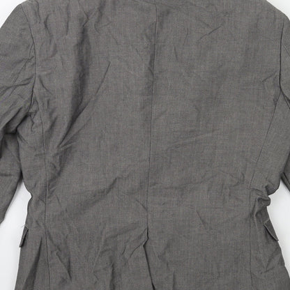 Mens UK Size 34 Cedar Wood State Regular Grey Suit Jacket
