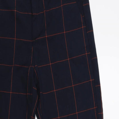 ESMARA Womens Blue Check  Trousers  Size 18 L27 in