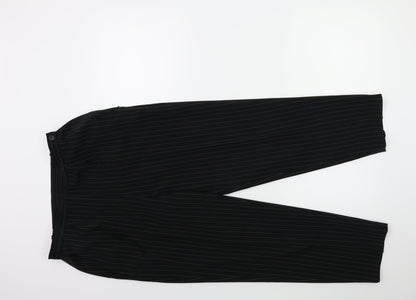 Womens UK Size 14 Marks and Spencer Regular Fit  Black Trousers
