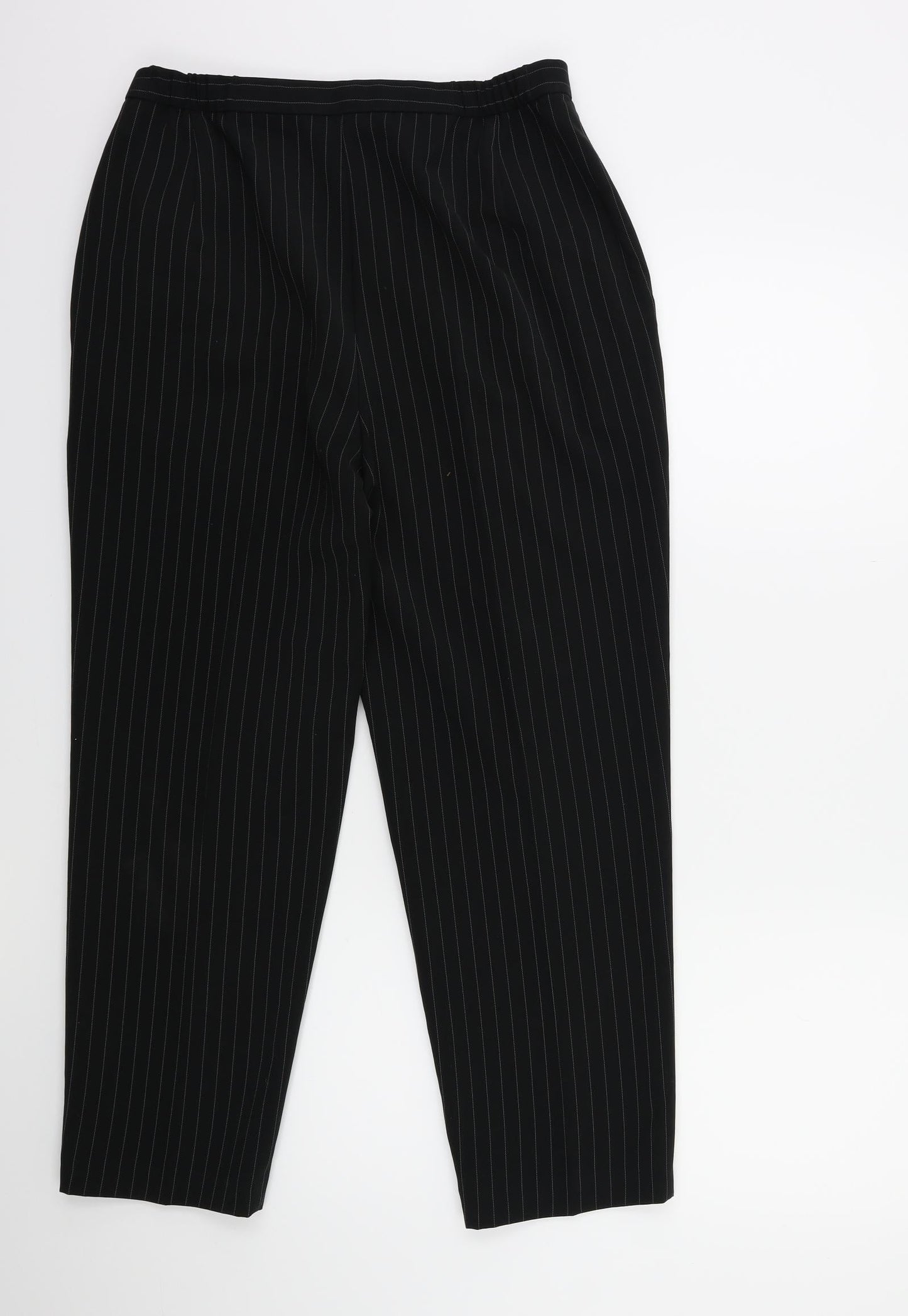Womens UK Size 14 Marks and Spencer Regular Fit  Black Trousers