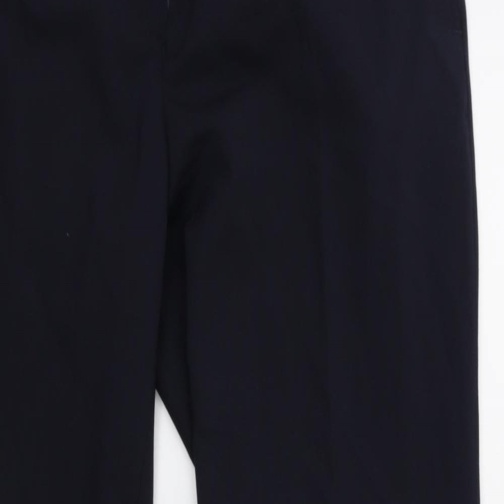 BERTONI Womens Blue   Trousers  Size 37 in L32 in