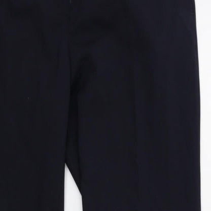 BERTONI Womens Blue   Trousers  Size 37 in L32 in