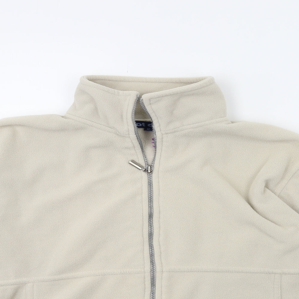 hot chilli Womens Beige  Fleece Jacket  Size S
