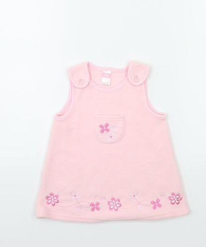 Little precious Baby Pink  Fleece A-Line  Size 3-6 Months