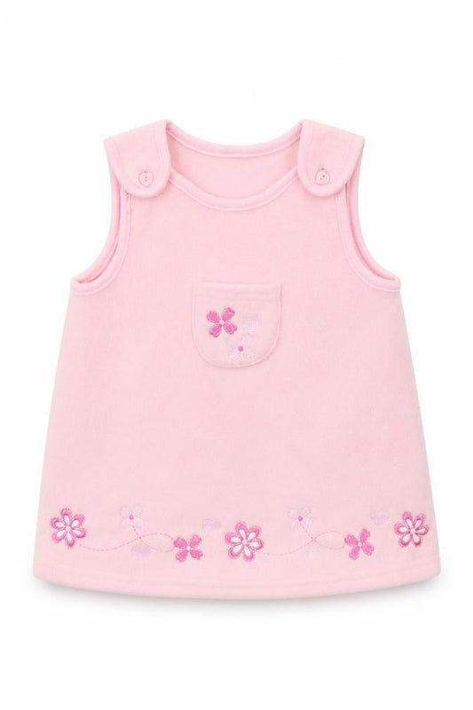 Little precious Baby Pink  Fleece A-Line  Size 3-6 Months