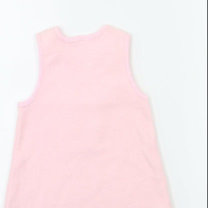 Little precious Baby Pink  Fleece A-Line  Size 3-6 Months