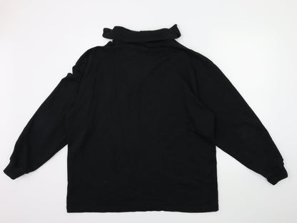 Rodeo Mens Black    Polo Size XL