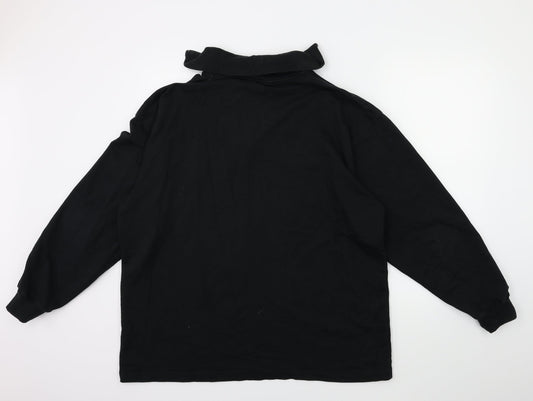 Rodeo Mens Black    Polo Size XL