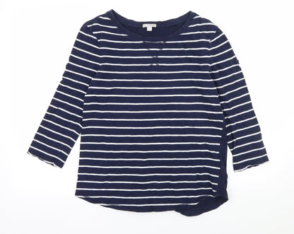Womens UK Size M Gap Blue Basic T-Shirt