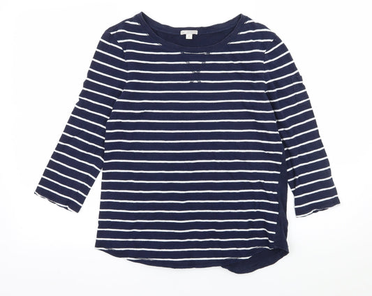Womens UK Size M Gap Blue Basic T-Shirt