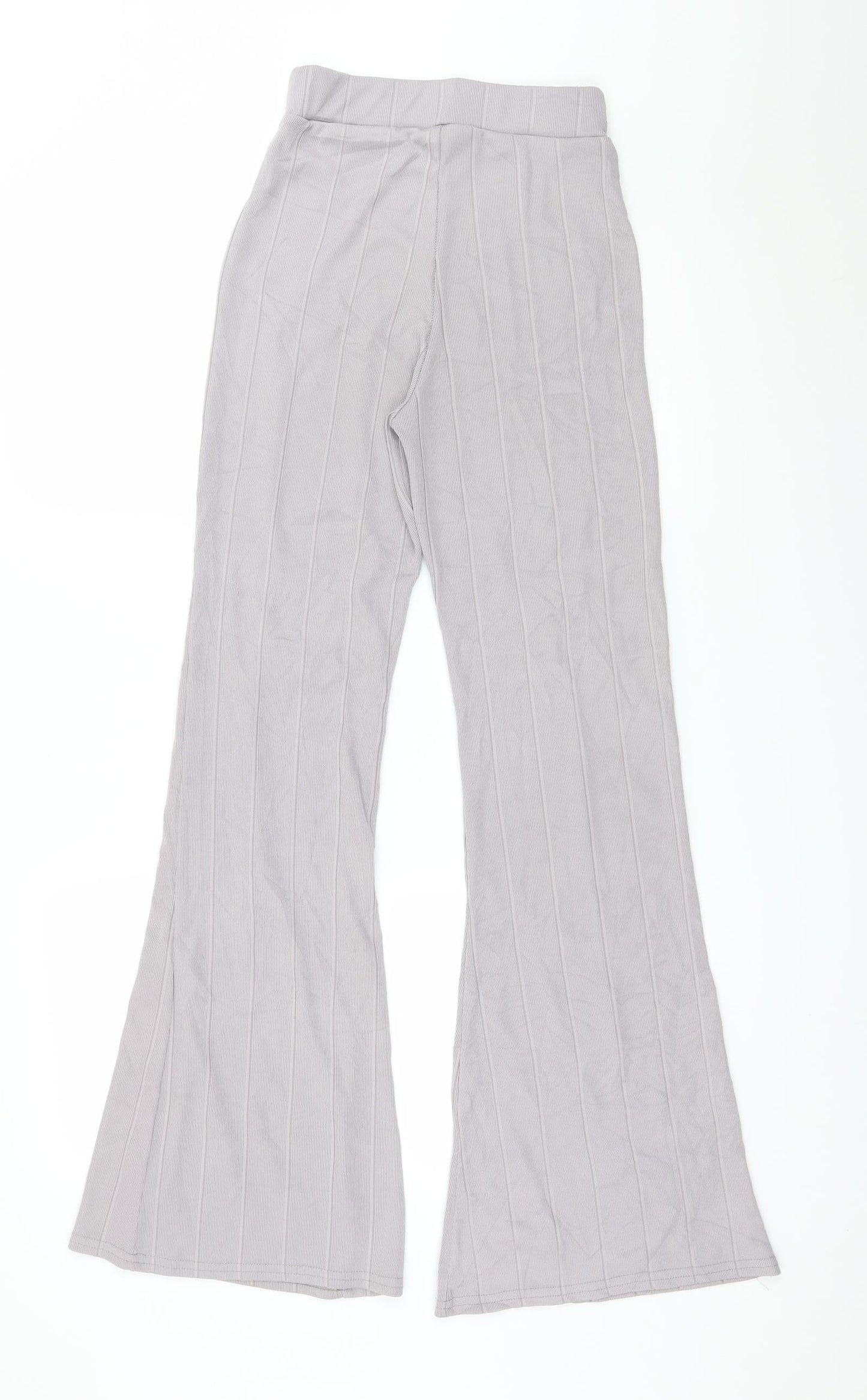 Womens UK Size S Preworn Regular Fit  Purple Trousers