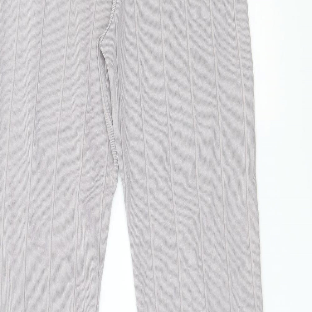 Womens UK Size S Preworn Regular Fit  Purple Trousers