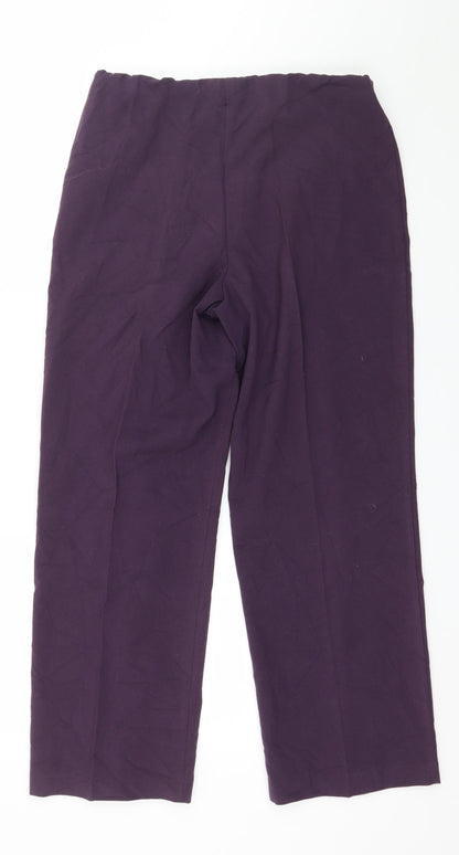 Autonomy Womens Purple   Trousers  Size 10 L26 in