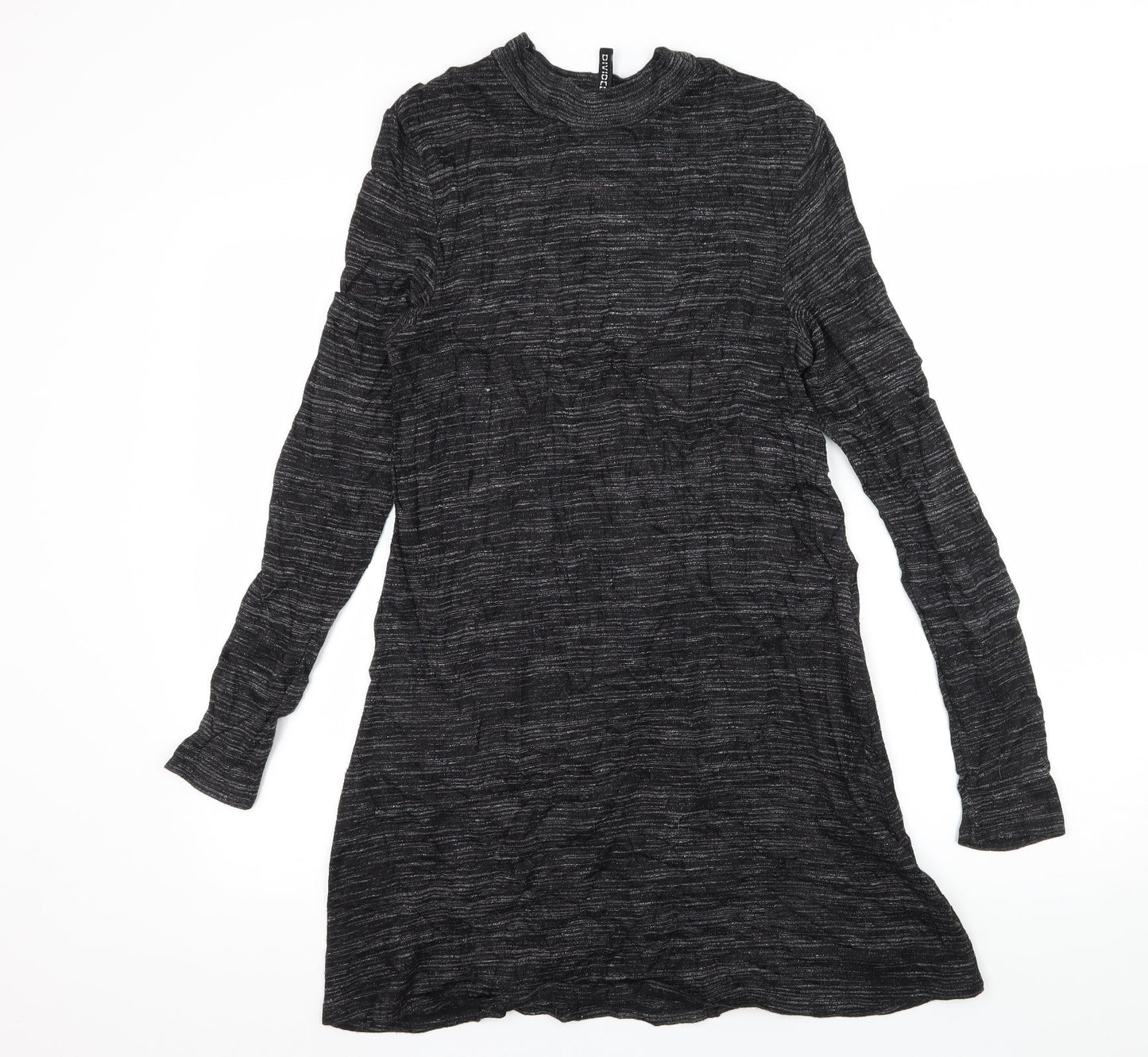 Divided by H&M Womens Grey  Jersey T-Shirt Dress  Size 6