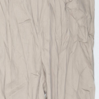Womens UK Size 20 Marks and Spencer Regular Fit  Beige Trousers