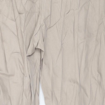 Womens UK Size 20 Marks and Spencer Regular Fit  Beige Trousers