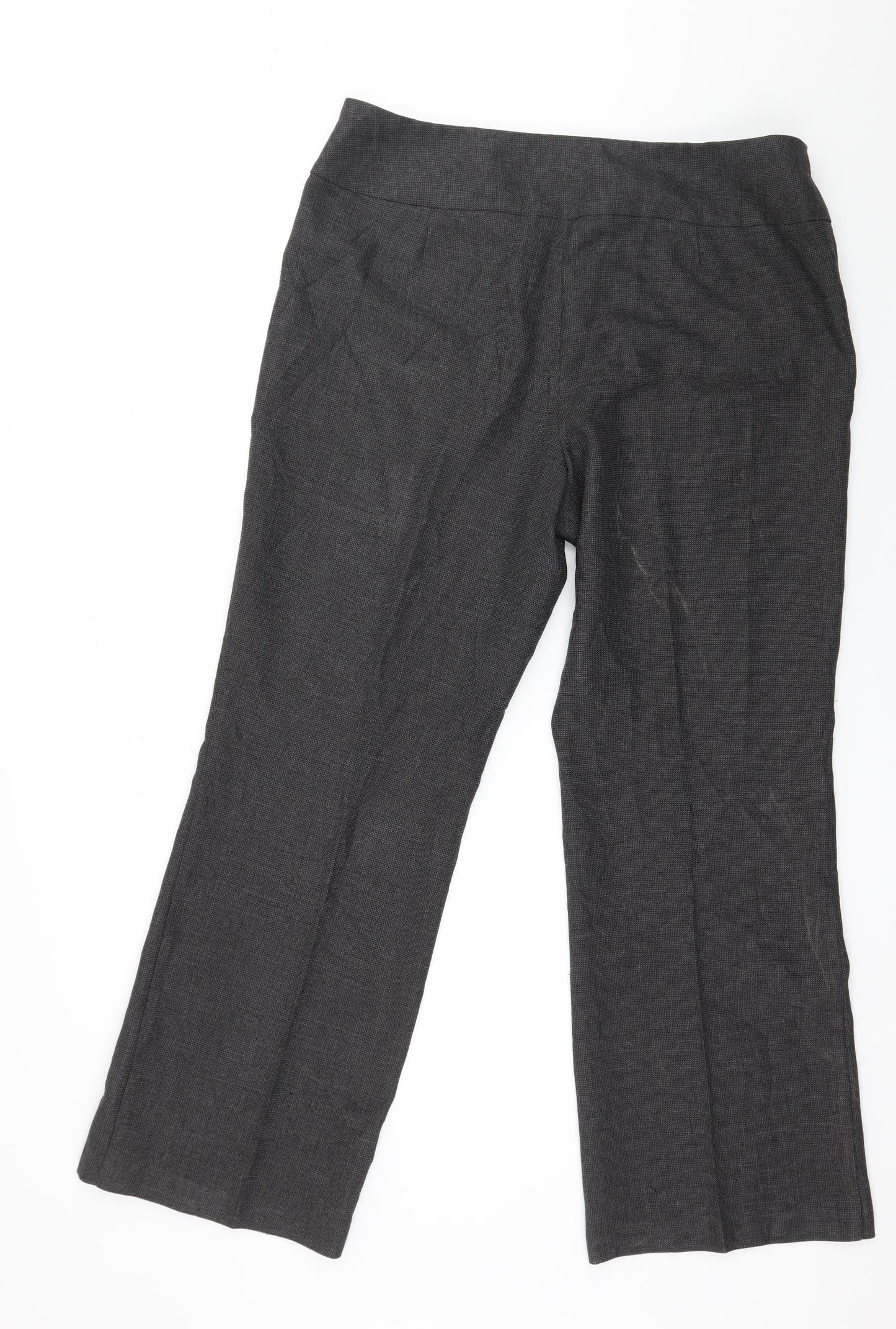 Womens UK Size 16 Marks and Spencer Regular Fit  Grey Trousers