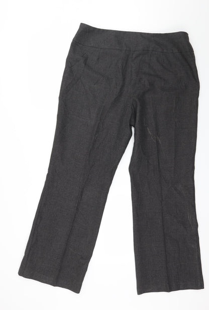 Womens UK Size 16 Marks and Spencer Regular Fit  Grey Trousers