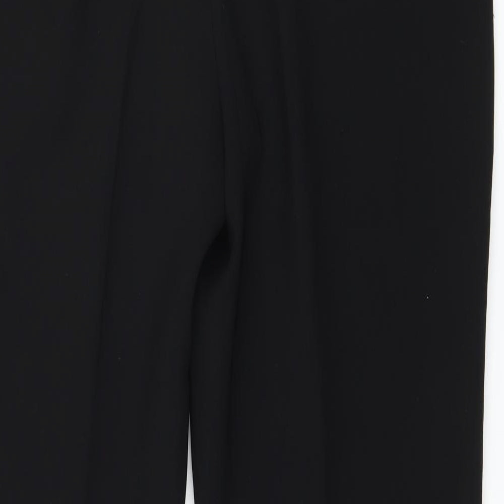 Womens UK Size 12 Marks and Spencer Regular Fit  Black Trousers