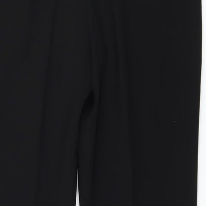 Womens UK Size 12 Marks and Spencer Regular Fit  Black Trousers
