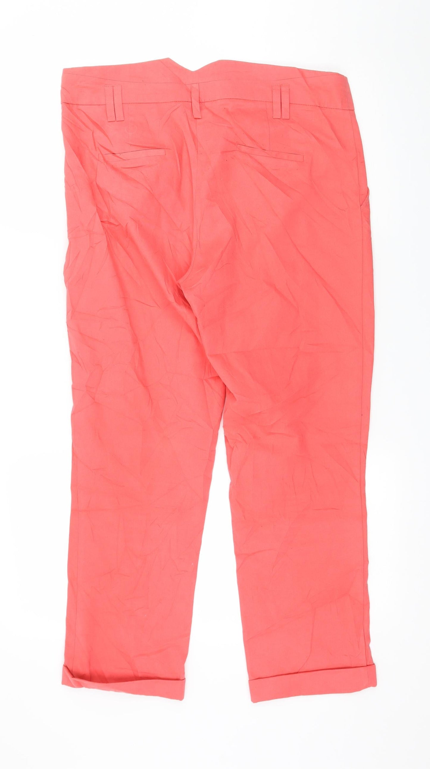 Topshop Womens Pink   Trousers  Size 10 L26 in