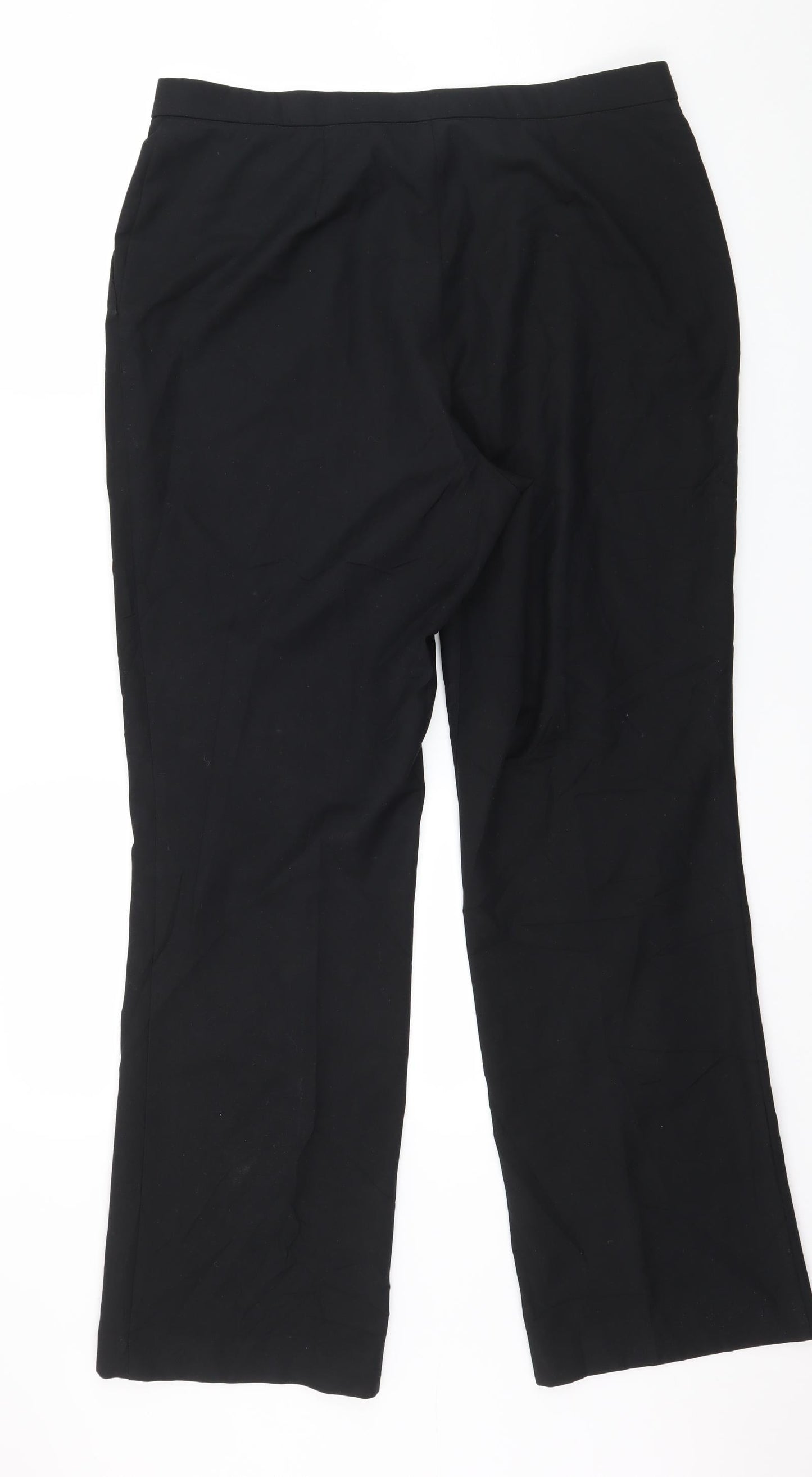 Womens UK Size 34 in Finnkarelia Regular Fit  Black Trousers