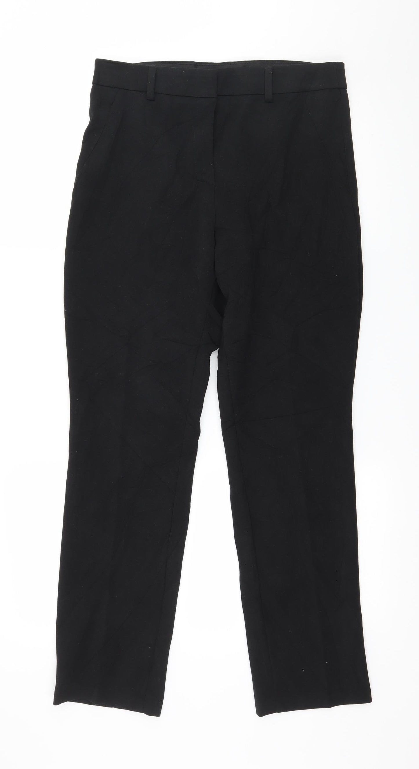 Womens UK Size 10 Marks and Spencer Regular Fit  Black Trousers