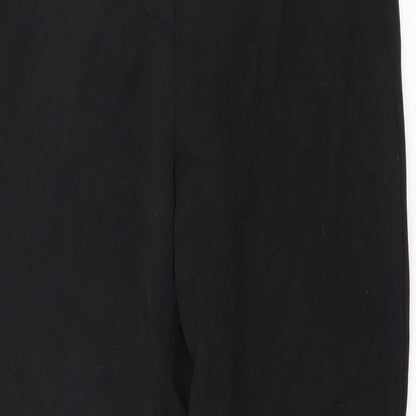Womens UK Size 10 Marks and Spencer Regular Fit  Black Trousers