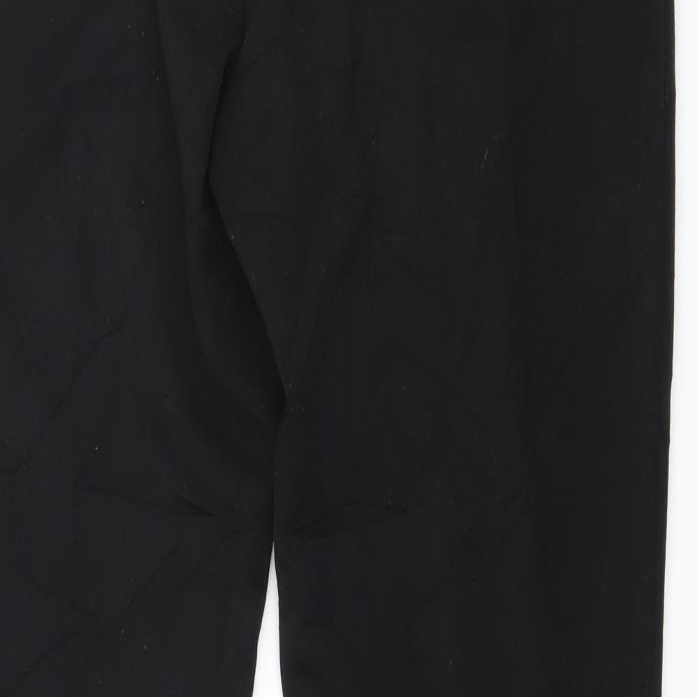 Womens UK Size 10 Marks and Spencer Regular Fit  Black Trousers