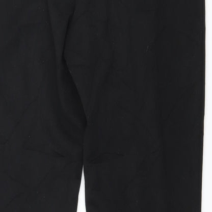 Womens UK Size 10 Marks and Spencer Regular Fit  Black Trousers